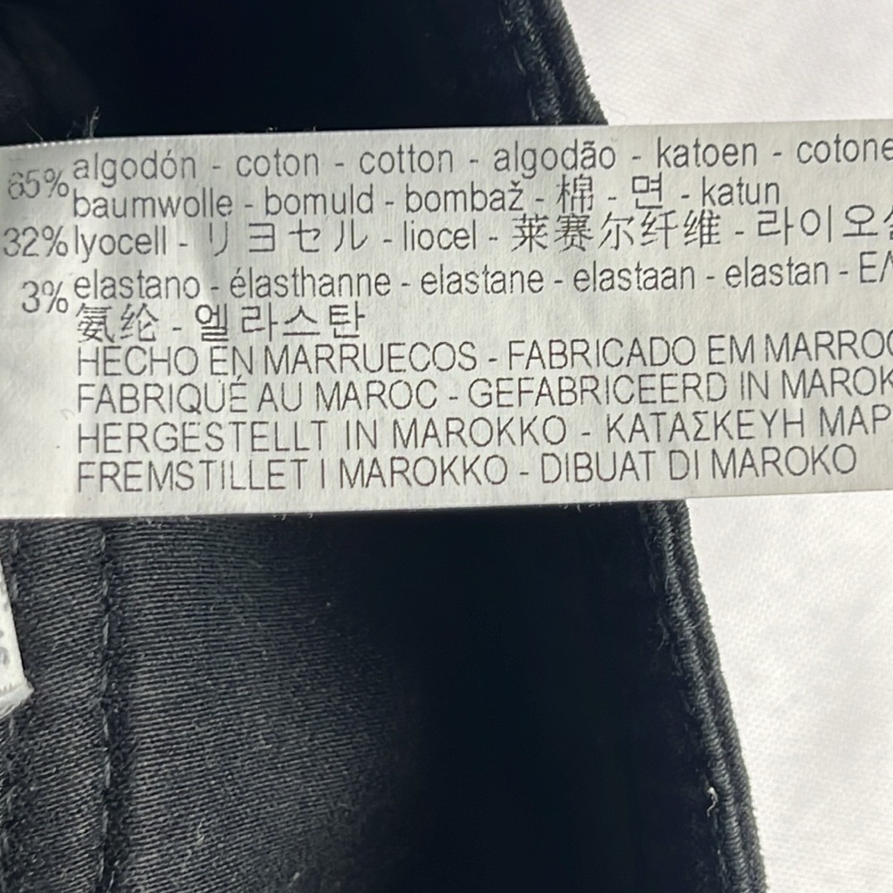 Zara high‎ waist black pants size XS - Picture 8 of 8